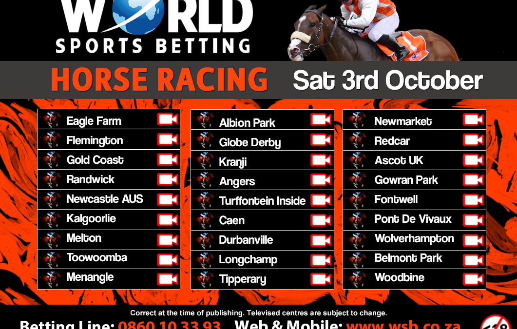 Durbanville, Saturday 3 October