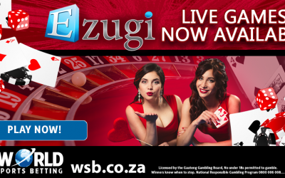 Ezugi Live Games now available at World Sports Betting