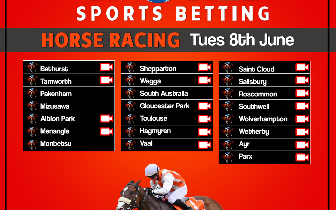 Vaal races, Tuesday 8 June