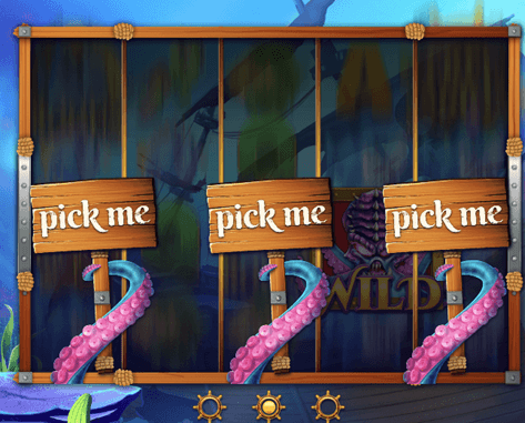 Tentacles trigger randomly and reward 1 of 3 bonus rounds! 