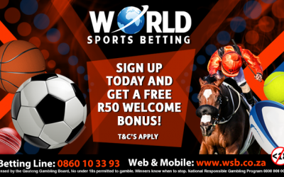 Sign up with World Sports Betting and get a free R50 Welcome bonus!