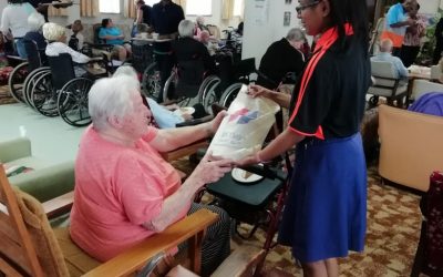 World Sports Betting Delivers a new pair of shoes to all the residents of Nazareth house Oct 2018